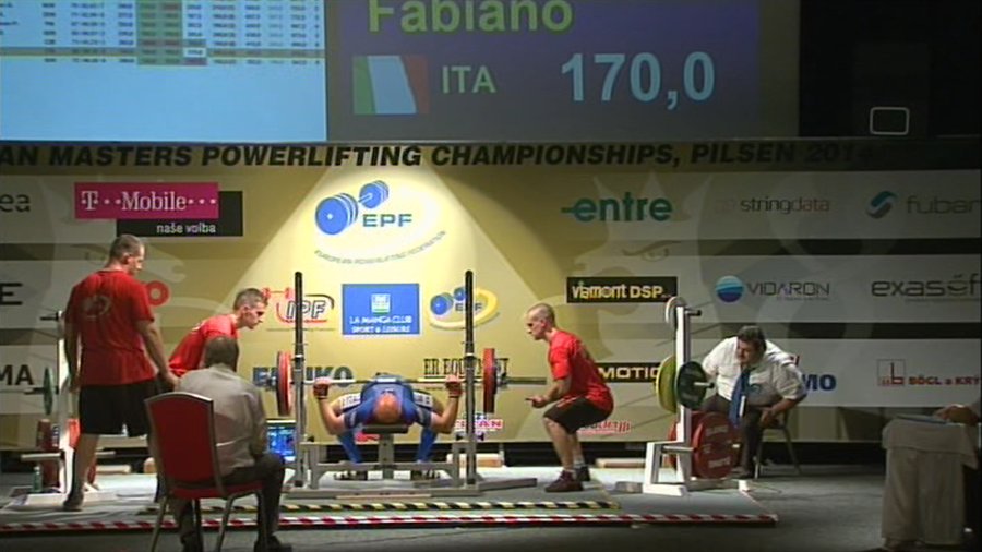 FABIANO FULVI - 3° BENCH PRESS - 170 KG