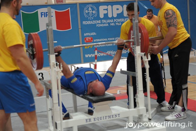 FABIANO FULVI - 3° PANCA - 180 KG