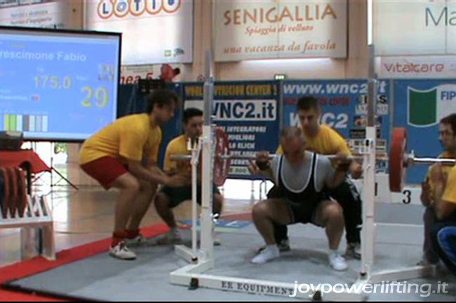 FABIO PRESCIMONE - 3° SQUAT - 175 KG