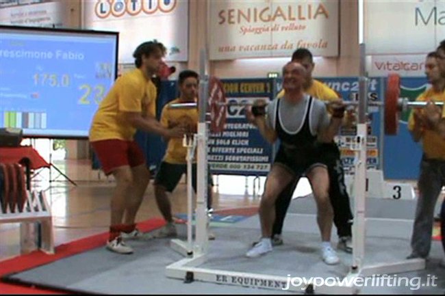 FABIO PRESCIMONE - 3° SQUAT - 175 KG