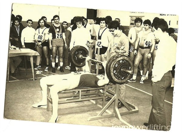 1976 - Campionato Italiano - Borgomanero - Panca 102,5 kg